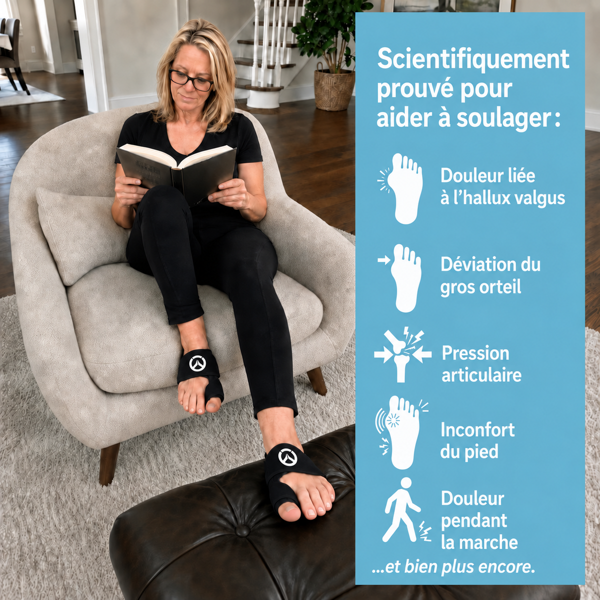 Valgux™ Attelle | Correcteur d'hallux valgus (oignon du pied)