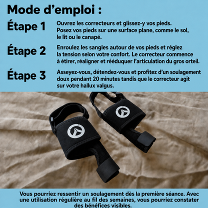 Valgux™ Attelle | Correcteur d'hallux valgus (oignon du pied)
