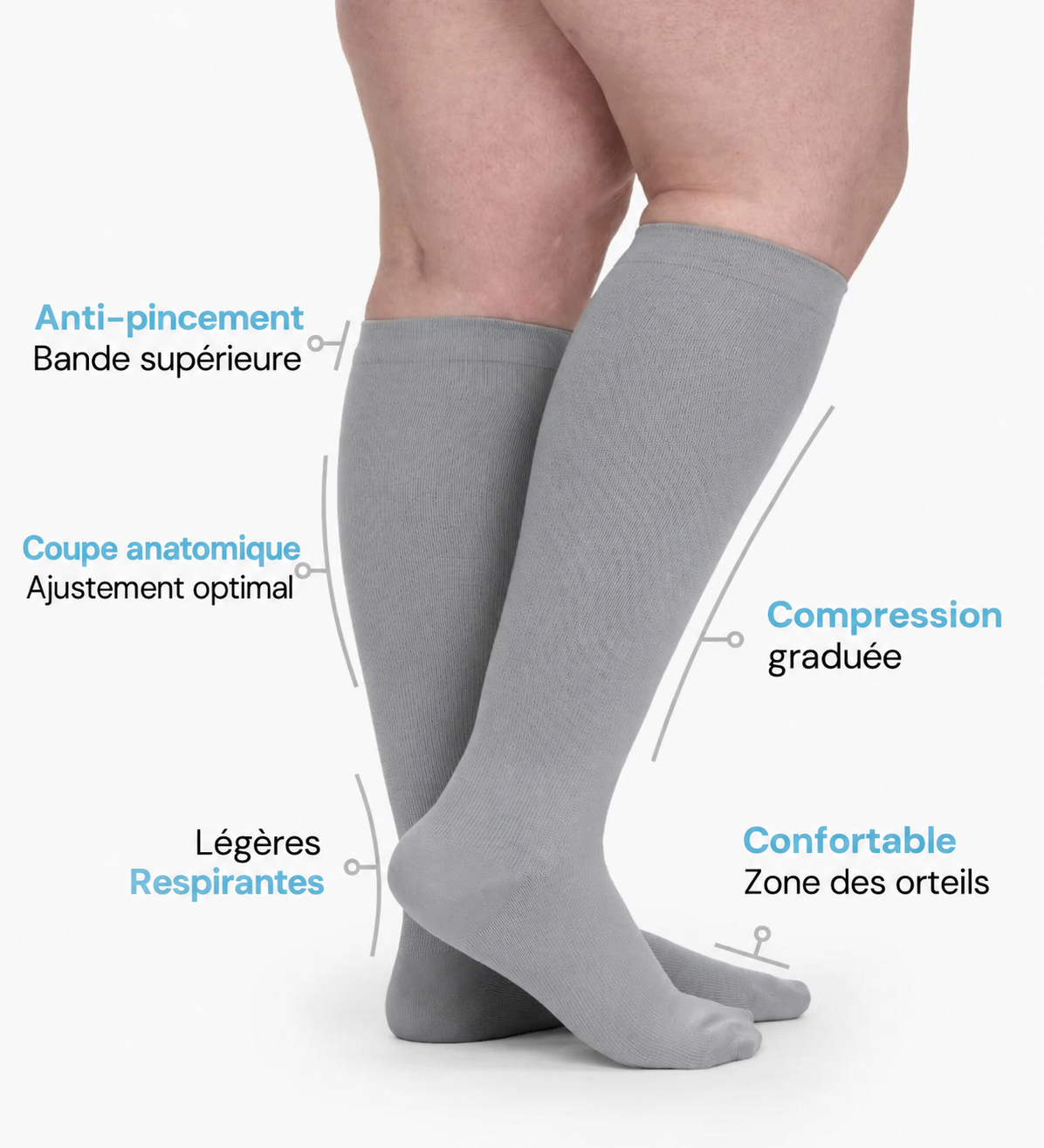 Chaussettes de compression Confort