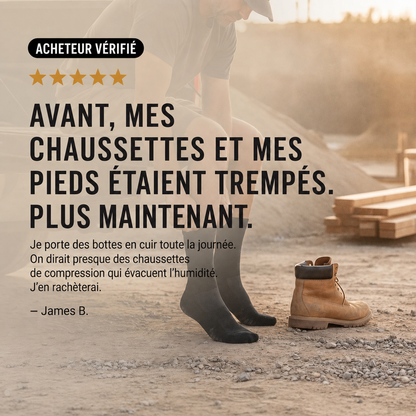 GroundGuard™ Chaussettes de travail