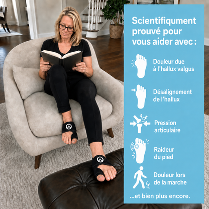 Valgux™ Attelle | Correcteur d'hallux valgus (oignon du pied)