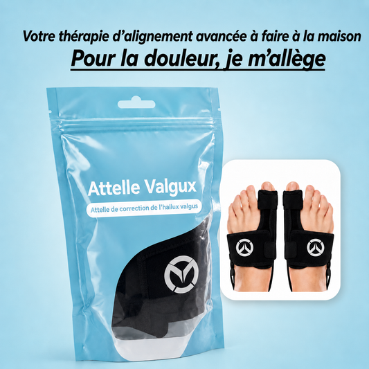 Valgux™ Attelle | Correcteur d'hallux valgus (oignon du pied)