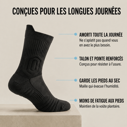 GroundGuard™ Chaussettes de travail
